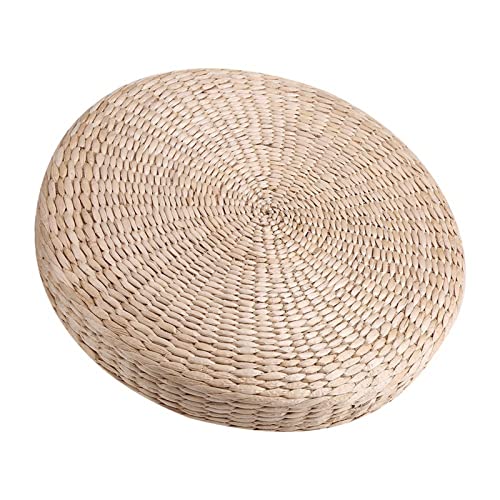 Dioche Meditation Pillow – 40cm Round Pouf Tatami Cushion, Floor Cushion for Yoga, Meditation, Home, Dining, Outdoor & Garden Decor