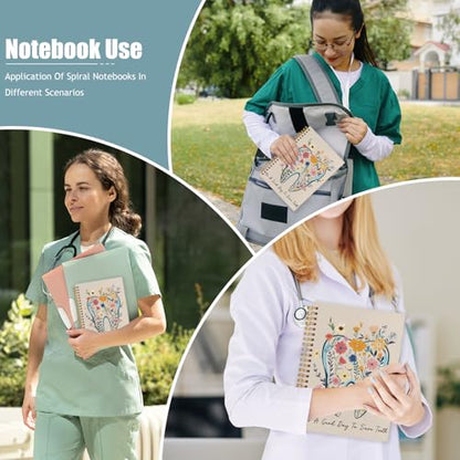 WUCHJ Dentist Gifts Notebook Journal, Dental Assistant Office Gifts for Women,It's a Good Day To Save Tooth Dental Spiral Notebook Journal for Note Taking, Dentist Office Supplies, 5.5x8.3 Inch - color: It's a Good Day To Save Tooth coffee color