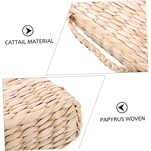 Mikinona 1pc Straw Yoga Mat Thicken Meditation Seat Pillow Home Decorative Square Cushion Thick Japanese Style Cushion