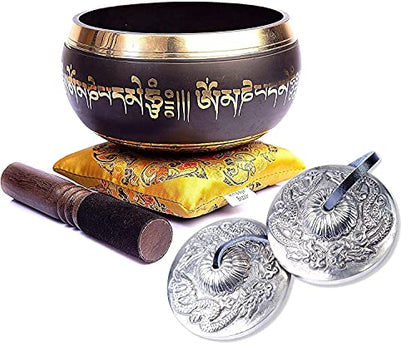 Singing Bowl and Tingsha Combo