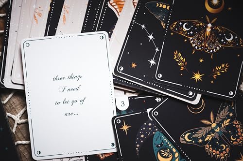 Tamed Wild Journaling Deck – 31-Card Set for Self-Exploration and Reflection | Thought-Provoking Prompts for Daily Writing | Perfect for Personal Growth, Mindfulness, and Self-Appreciation