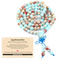 AD Beads 6mm 8mm 108 Prayer Mala Jasper Elastic Bracelet - Handmade Yoga Meditation Healing Power Energy Gifts for Unisex Adult. - color: Agalmatolite (Peace)