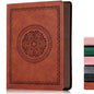 Fetinar 300 Pages Leather Blank Journal Notebook,Softcover Leather Blank Journal Notebook for Women Men,300 Pages Notebook for Work,Office,School Note Taking,5.7'' X 8.3'',Brown - color: Brown, style: Plain-A5