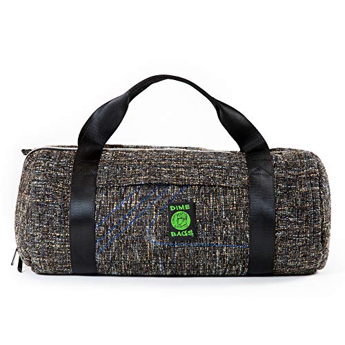 Dime Bags Padded Duffle Tube, Hemp Gear Bag with Heavy Padding for Glass, Electronics, Travel & Storage, With Exterior/Interior Pockets & Durable Handles (Concrete, 17 Inch) - color: Concrete, size: 17 Inch