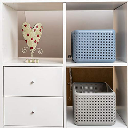 Rotho Storage Box Without lid 13 l, Plastic (PP) BPA-Free, Blue, 13l (32,6 x 23,8 x 18,8 cm) - color: Blue