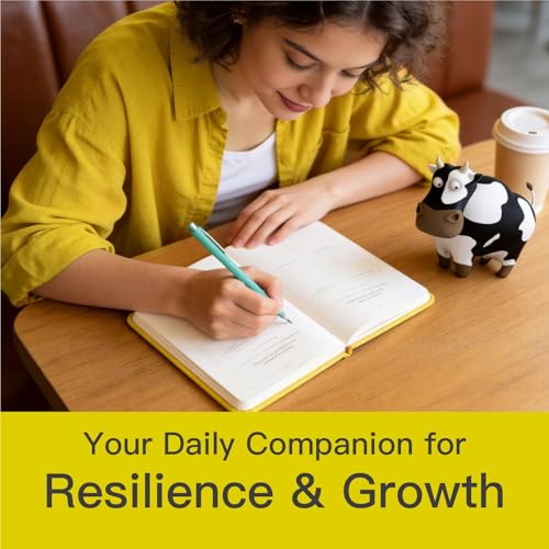 COMIX Guided Journal for Women & Men & Teen – Daily Prompts for Self-Discovery, Gratitude, Reflection – Goal Setting Notebook for Mindfulness, Happiness, Gift Choice– Yellow, Ox - color: Yellow