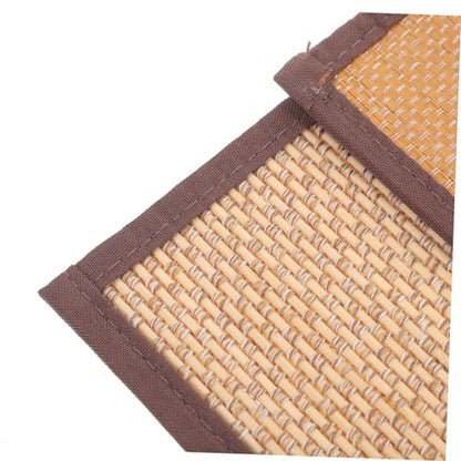 Woven Meditation Cushion Thick Tatami Floor Mat Cooling Seat Pad for Yoga Living Room Bedroom Office Use