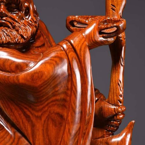 Desktop Decoration Wooden Carving Buddha Ornaments Home Living Room Entrance Zen Decorative Ornaments Mahogany Crafts Desktop Decor for Office