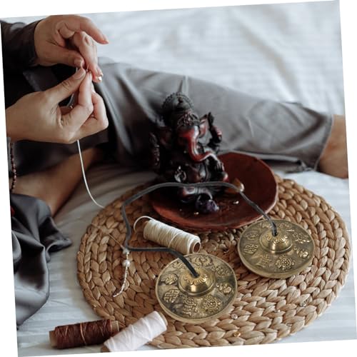 Unique Long Ringing Tone Handbell Meditation and Mindfulness Tool Buddhist Practice Religious Cymbal Bell