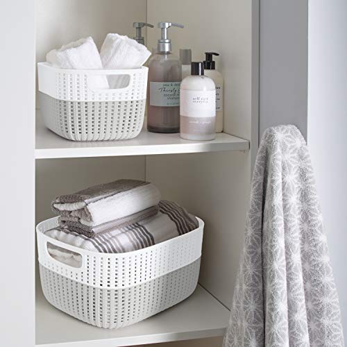 Simplify Medium Storage Basket, Heather Gray (26311-HGray)