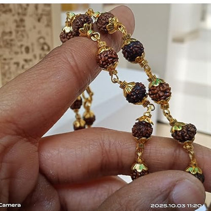 Rudraksha Mala shiv ji Mahakal Locket Rudraksha Mala Mahakal Locket Rudraksha Mala Shiva Rudraksha Mala Mahakal locket with chain - style: design 10