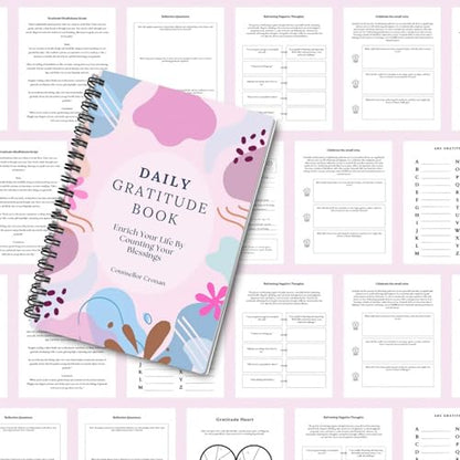 Daily Gratitude Journal with Guided Prompts Gratitude Goal Setting Planner Notebook for Daily Positive Thinking Notebook