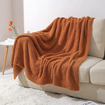 bearberry Super Soft Fall Throw Blanket Lightweight Cozy Warm Throw Blankets for Couch Bed Sofa All Season (Caramel, 40”x50”) - color: Caramel, size: Kids(40″x50″)