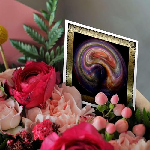 3dRose Meditation 12 Greeting Cards with envelopes