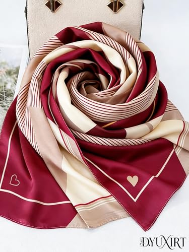 100% Mulberry Silk Oversized Women’s Sun-Shielding Shawl Formal Evening Neckwear Featherlight Airy - color: N16-blush Gleam Scarf（69" X 21"inch）