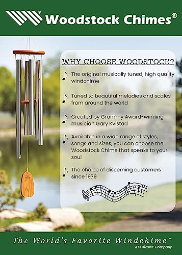 Woodstock Chimes Asli Arts Collection, Gooney Bamboo Chime, 37'' Gilbert Bamboo Wind Chimes for Outdoor, Patio, Home or Garden Décor (CGB436)