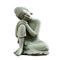 fazhongfa Mini Buddha Statue 4.7 Inch Natural Stone Handmade Buddha Sculptures Creative Zen Garden Aquarium Fish Tank Decorations Home Decor to Friend Family Mom Father as Gift (Contemplate) - style: Contemplate