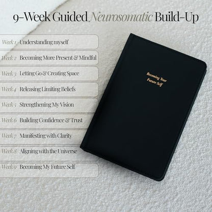 Becoming Your Future Self Manifestation Journal - Guided Daily Planner & Gratitude Journal for Women & Men - 63-Day Practical and Motivational Daily Journal