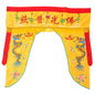 Cabilock Buddhist Temple Embroidered Hanging Curtain Worship Cloth Decorative Buddha Cover for Spiritual Adornment for Meditation Spaces