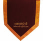 Altar Cloth Or Wall Hanging - Embroidered - Namaste - color: Namaste Red/Gold