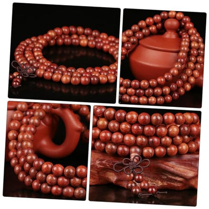 1pc Wooden Bracelet for Men and Women Natural Wood Beads Chic Hand Jewelry for Daily Wear