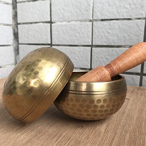 Himalayan Hand Hammered Chakra Meditation Bowl Brass Buddhist Yoga Singing Bowl，One Color 12 - size: 12