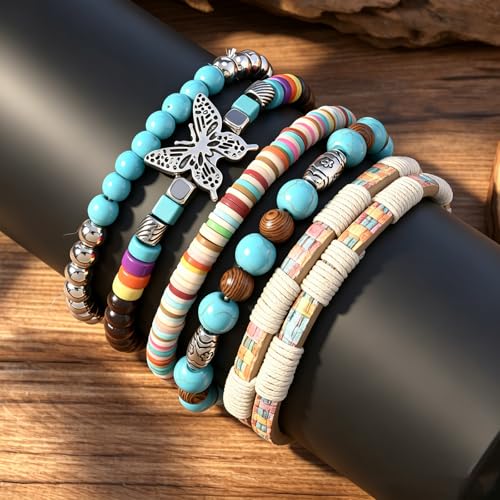Gothic Bracelet Adjustable Punk Braided Leather Multilayer Grunge Set Bracelets Emo Metal Cuff Wrap Bangles Meaningful Gift - color: J-BZ-73