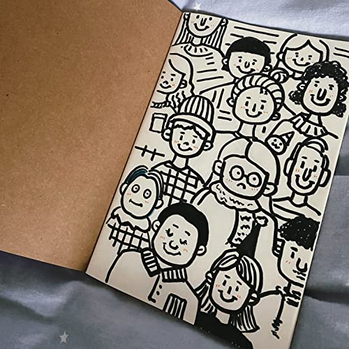 Set of 3 Kraft Cover Journals: 8.25x5.5 inches, 100gsm Ivory Pages, 30 Sheets (60 Pages), Blank, DIY-friendly, and Versatile for Daily Use - size: A5, style: Plain