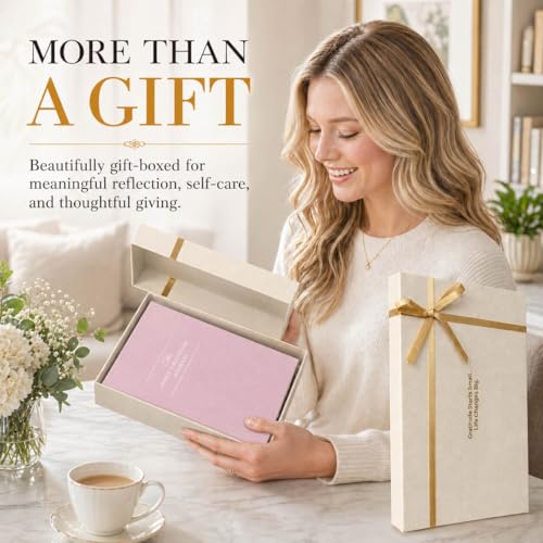 Gratitude Journal 2026 – Undated Daily Gratitude Journal with Upgraded Dynamic Prompts & Gift Box – 5 Minute Reflection, Mindfulness & Happiness Journal for Women & Men - color: Pink