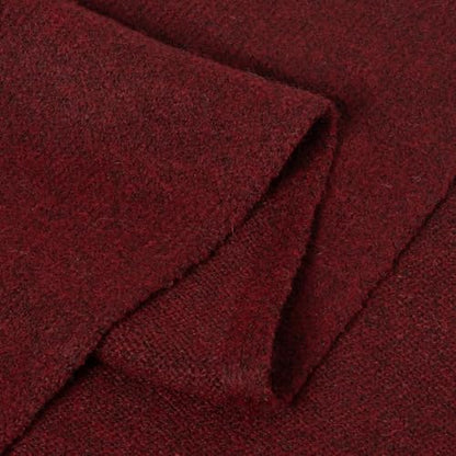 RIIQIICHY Shawl Wrap Women Pashmina Triangle Cape Knit Sweater Scarf for Fall Winter Fashion Accessory - color: Dark Red