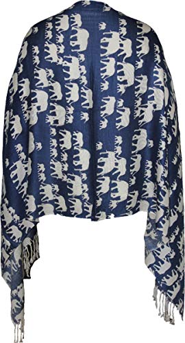 Oversize Scarf Reversible Stole Meditation Shawl Wool Throw Shawl Boho nyc Wrap Unisex Earth-tone Indian Blanket 5517