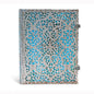Maya Blue Ultra Lined Hardcover Journal, 240pg, 120GSM by Paperblanks (Silver Filigree Collection)