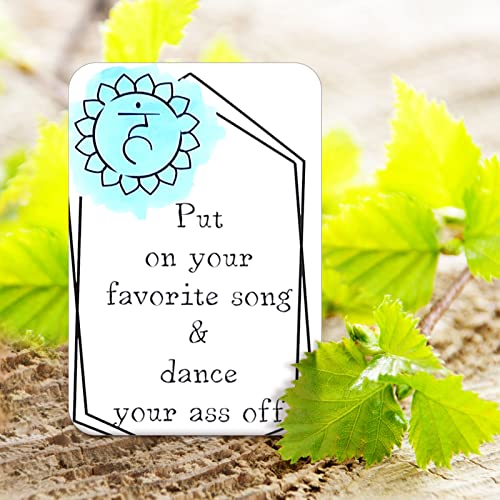 Geyee 32 Pcs Affirmation Cards for Women Funny Gift Encouragement Motivational Positive Swear Inspiration Self Affirmation Cards for Self Improvement Anxiety Relief