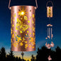 Retisee Butterfly Solar Wind Chimes Outdoor Metal Butterfly Gifts Solar Light Windchimes Outside Indoors Christmas Decoration Birthday Gift for Home Lawn Porch Patio Garden Yard - style: Butterfly