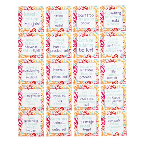 Really Good Stuff Little Enlightenments – Positive Self-Talk – Set of 40 – Boxed Card Set – Gift of Positivity and Inspiration – Social-Emotional Learning – Mental Health - style: Positive Self-Talk Cards