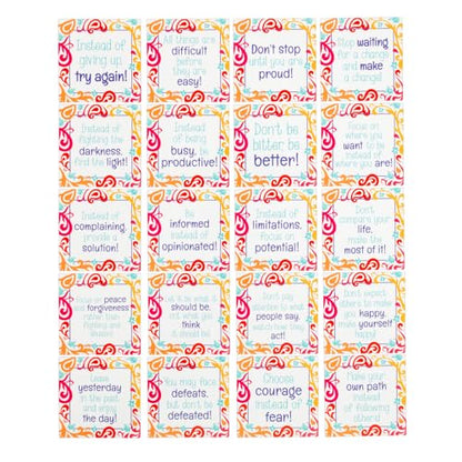 Really Good Stuff Little Enlightenments – Positive Self-Talk – Set of 40 – Boxed Card Set – Gift of Positivity and Inspiration – Social-Emotional Learning – Mental Health - style: Positive Self-Talk Cards