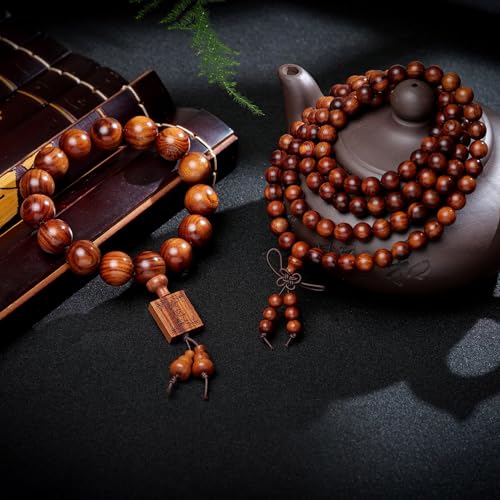 Natural Wooden Adult Bracelet Spring Chain Bracelet， 1pc/pack