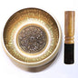 Singing Bowl Set Mindfulness Mantra Yoga with Mallet Gift Ornament Home Meditation Nepal