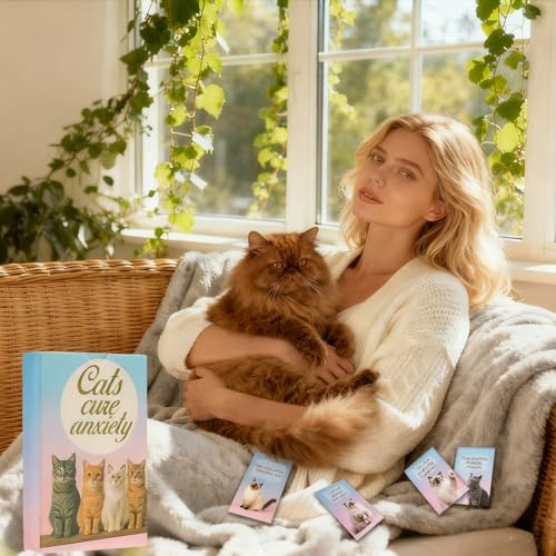 Cat Affirmation Cards – 55 Positive Cards for Anxiety Relief & Self Care, Cute Cat Gifts for Women, Men & Teens, Gift for Cat Lovers - color: Cats Affirmations