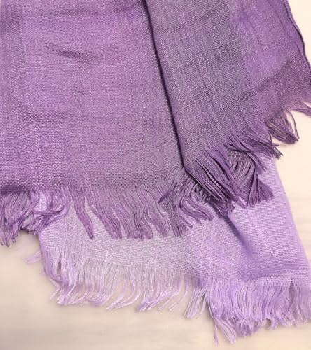 Women's Cotton Scarves Lady Light Soft Fashion Solid Scarf Wrap Shawl - color: 11 Plum Purple Skin Red