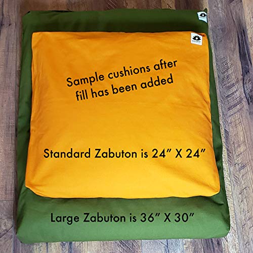Zabuton Cover and Liner | Cover & Liner Only | 100% Cotton | You Chose Your Own Fill