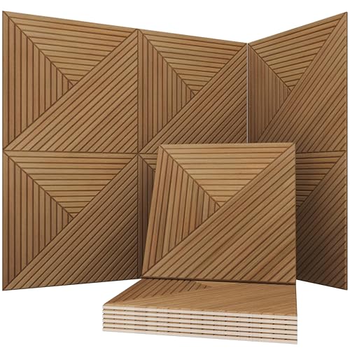 Soon Global Acoustical Wall Panels, 6-Piece 23.62 X 23.62 Inches Art Acoustic Panels, Decorative Acoustic Panels, Acoustic Wall Panels, Sound Absorbing Wall Art, Arcadian Vortex - color: Arcadian Vortex, size: 72 X 48 Inches