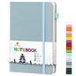 Lined Journal Notebooks with Pen Loop, Hardcover Notebook Journal for Work, 100Gsm Premium Thick Paper with Inner Pocket, Medium 5"x8.25", (Blue)