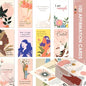 BRYTEFY 100 Empowering Affirmation Cards for Women, Daily Motivation with Thought-Provoking Questions, Mindfulness, Inspiration, and Meditation and Self Care Gift For Women. - color: 100Warm