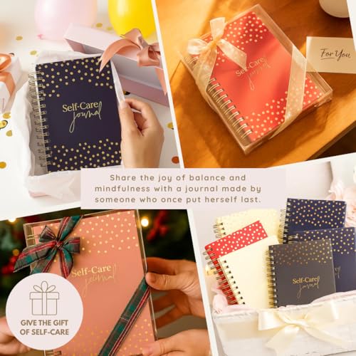 Daily Self Care Journal for Women - A5, Wellness Journal with Prompts - Women Gift Goal Journal for Happiness,Mindfulness,Productivity & Personal Development - Reduce Stress & Improve Mental Health - - color: Blue