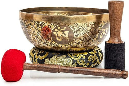 9.5" Master Healing Grade For Sound Bath Chakra 7 Metal Meditation Yoga Bowl