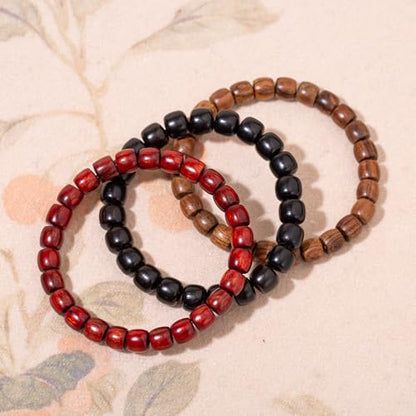 Bracelets Wooden Beaded Bracelet Bangle for Men and Women Elastic Friendship Bracelets Jewelry Gifts