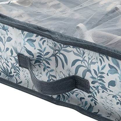 Laura Ashley Non-Woven 12 Pair Under The Bed Shoe Storage Bag | Dimensions: 29"x 24"x 6" | Holds 12 Pairs of Shoes | Bedroom Organization | Foldable | Parterre - style: Under Bed Shoe Bag