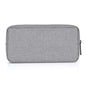 Universal Electronics/Accessories Soft Carrying Case Bag, Durable & Light-weight,Suitable for Out-going, Business, Travel and Cosmetics Kit (Big-Gray) - color: Big-Gray