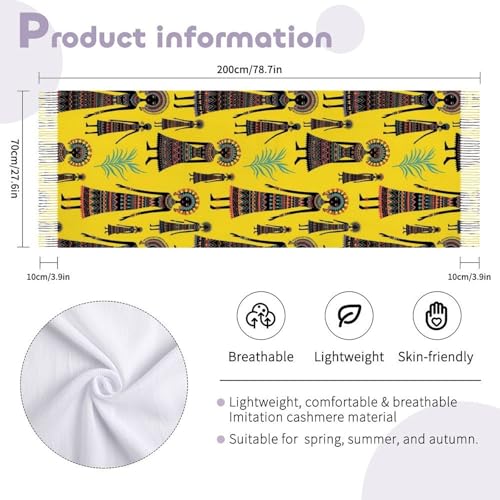 Ladies Warm Autumn Scarf Pashmina Wraps Shawl Winter Cozy - color: Picture (379)